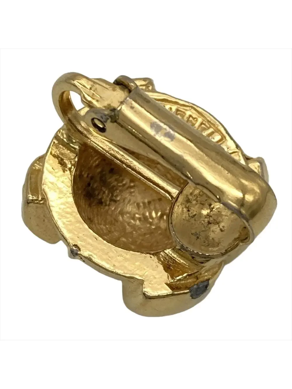 Chanel Cc Logo Clip-On Earrings Gold- #343182C43B